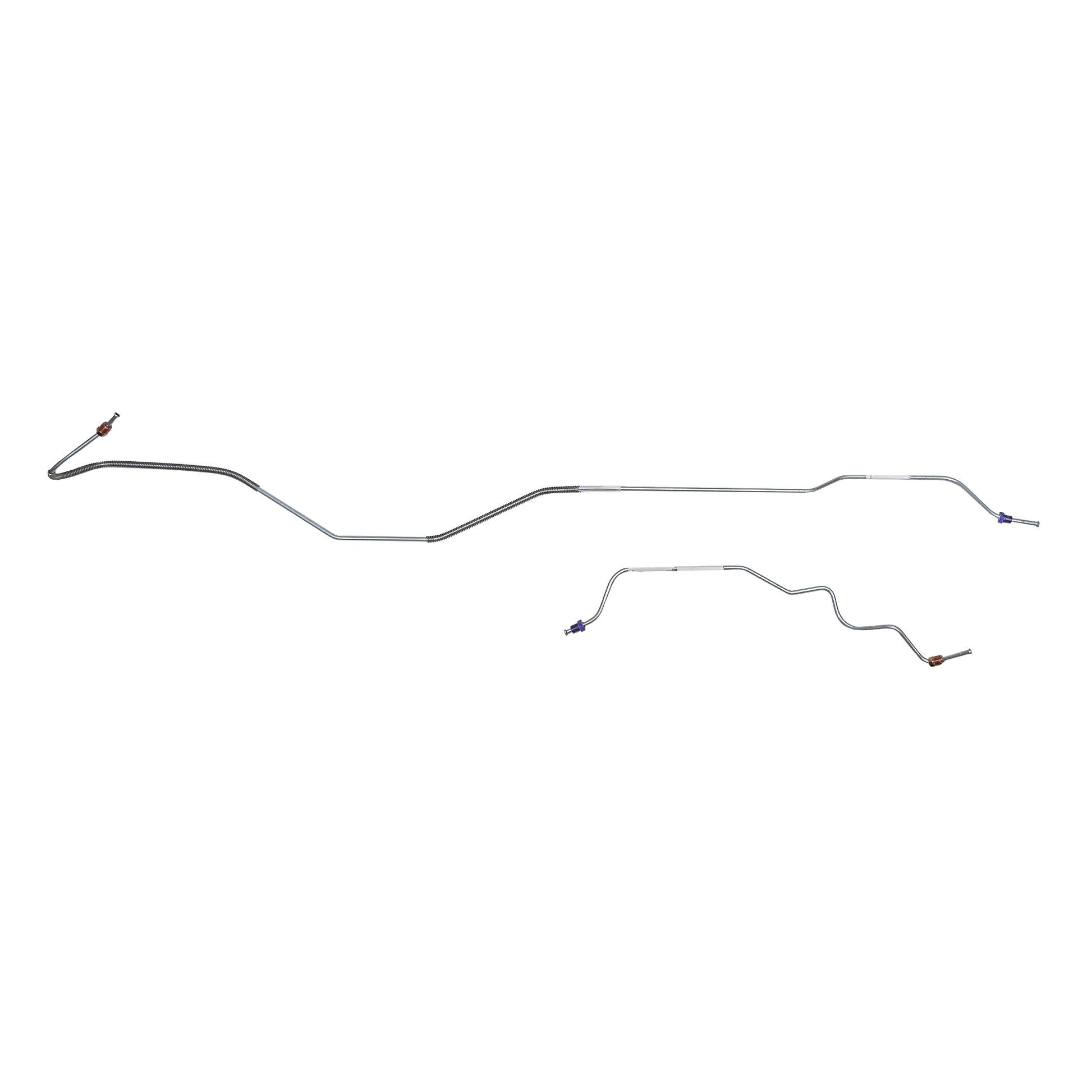 1970 Ford Mustang Rear Axle Lines with 8 Inch Rear Axle 2 Piece - ZRA7002SS - Rear Lines Car Part People