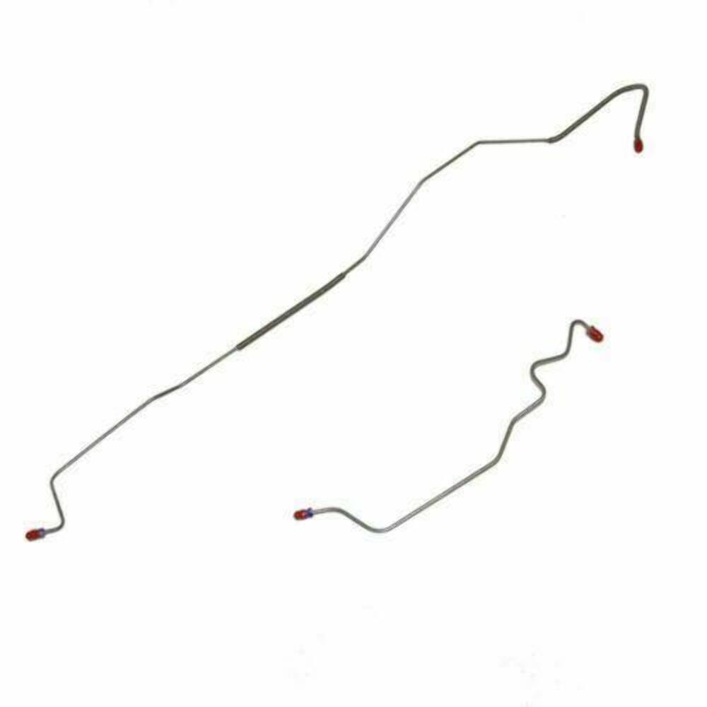 1971-73 Ford Mustang Rear Axle Lines w/ 8 or 9 Inch Rear Axle 2 Piece -ZRA7102SS - Rear Lines Car Part People