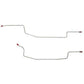Ford Mustang 1986-93 Rear Brake Lines Rear Drum Stainless ZRA8601SS-CP