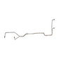 1964-65 Ford Mustang Transmission Cooler Lines 6cyl C4 w/o Fittings - ZTC6401SS