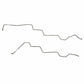 1964-65 Ford Falcon Transmission Cooler Lines 8cyl w/ C4 w/o Fittings ZTC6402SS