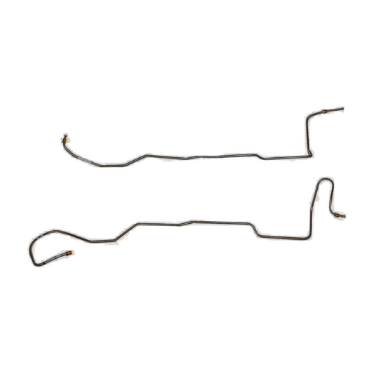 1966 Ford Mustang Transmission Cooler Lines 6cyl C4 2 Piece Steel - ZTC6601OM - Transmission Lines Car Part People