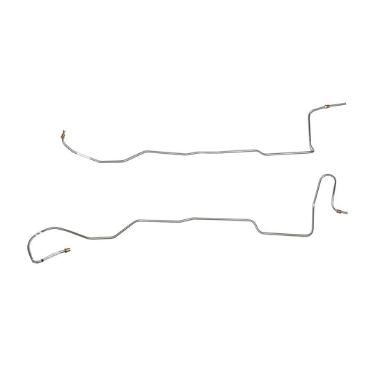 1966 Ford Mustang Transmission Cooler Lines 6cyl C4 2 Piece Stainless -ZTC6601SS - Transmission Lines Car Part People