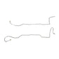 1966 Ford Mustang Transmission Cooler Lines 6cyl C4 2 Piece Stainless -ZTC6601SS