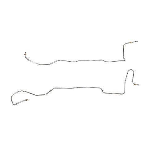1966 Ford Mustang Transmission Cooler Lines 6cyl C4 2 Piece Stainless -ZTC6601SS