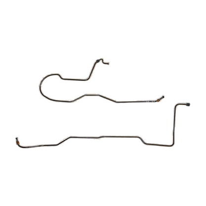 1967-70 Ford Mustang Transmission Cooler Lines 6cyl C4 2 Piece Set - ZTC6701OM - Transmission Lines Car Part People
