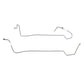 1967-1970 Ford Mustang Transmission Cooler Lines 8 Cylinder C4 Stainless ZTC6702SS