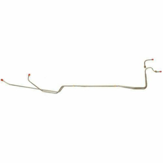 1967-70 Ford Mustang Transmission Cooler Lines 8 Cylinder C4 2 Piece - ZTC6702SS - Transmission Lines Car Part People