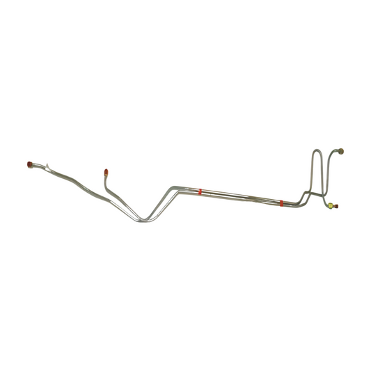 1967-68 Ford Mustang Transmission Cooler Lines 8 Cylinder C6 2 Piece - ZTC6703SS - Transmission Lines Car Part People