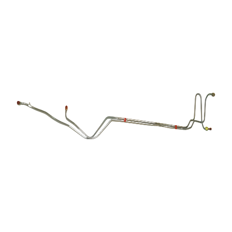 1967-68 Ford Mustang Transmission Cooler Lines 8 Cylinder C6 2 Piece - ZTC6703SS