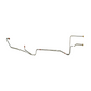 1969-70 Ford Mustang Transmission Cooler Lines 351W w/FMX 2 Piece Set -ZTC6901SS