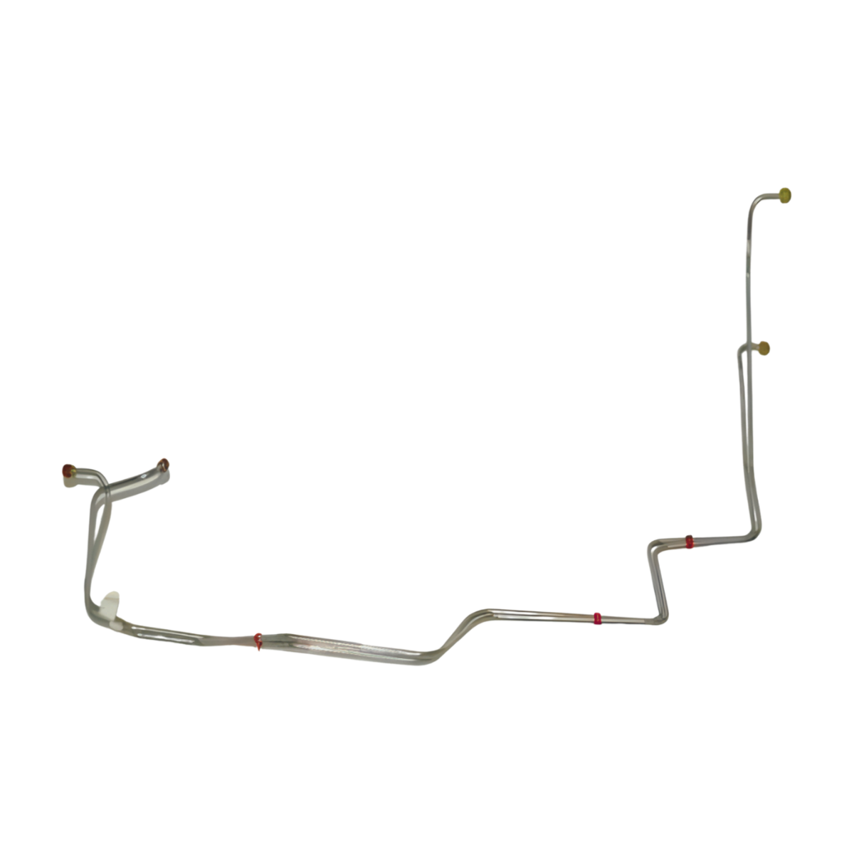 1971-73 Ford Mustang Transmission Cooler Lines w/ 8cyl C4 2 Piece Set -ZTC7101SS - Transmission Lines Car Part People