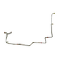 1971-73 Ford Mustang Transmission Cooler Lines w/ 8cyl C4 2 Piece Set -ZTC7101SS